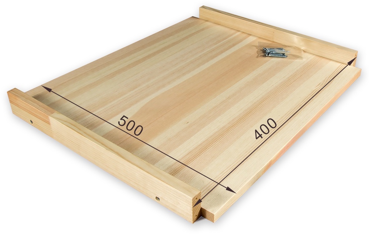 91037962 Полка для стеллажа 40x5x50 см дерево цвет бежевый STLM-0452332 ТДВ