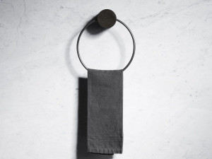 Мраморный держатель для полотенец