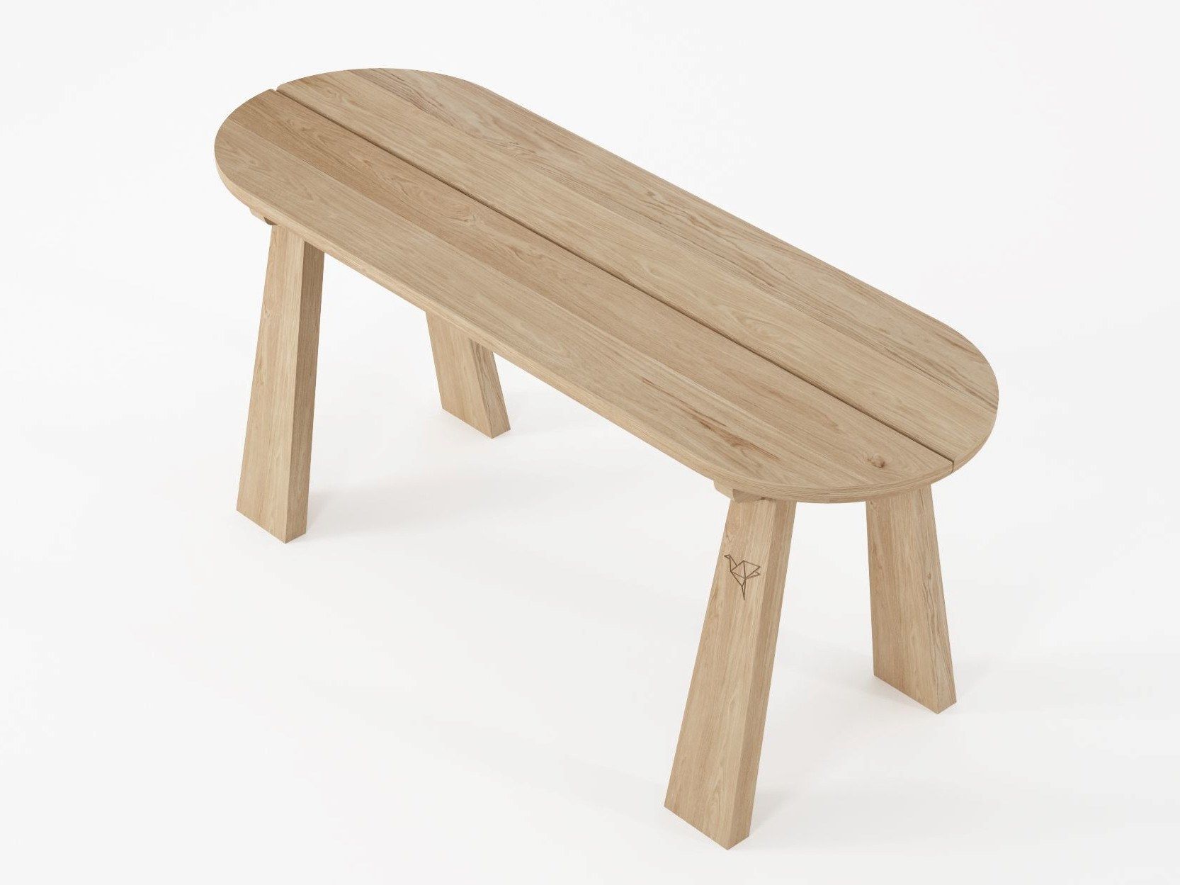 Скамейка из массива дерева KARPENTER EAST ARCH-00029948 - Вид №2