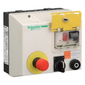 LJ8K09Q714 Реверсивный пускатель в корпусе LJ 6А, 4кВт 400/24В Schneider Electric TeSys