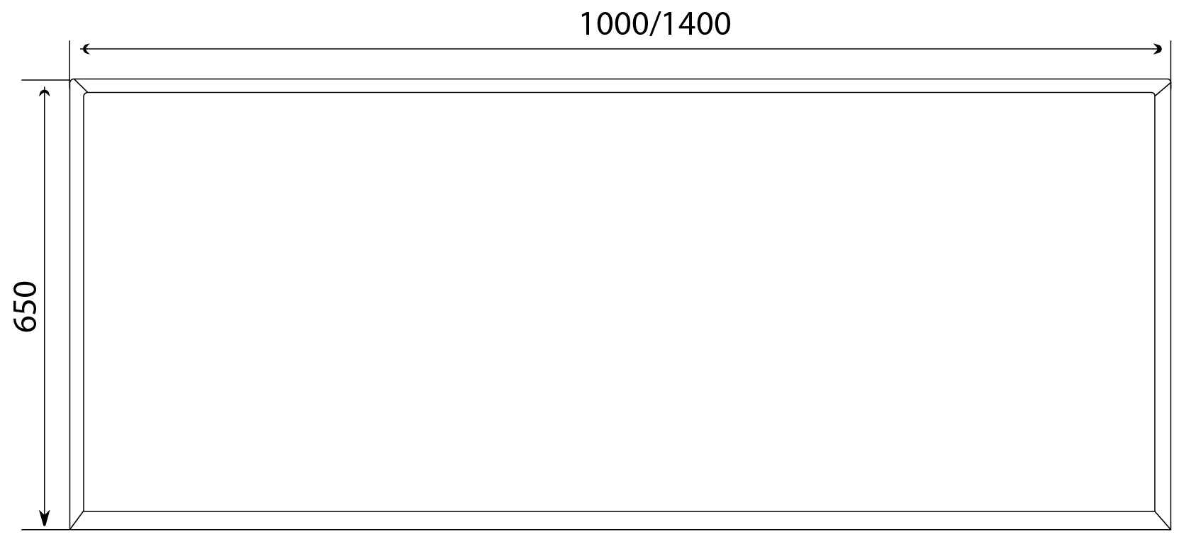 У73579 Зеркало Glace 140*65 1 Marka Glace Glacé - Вид №6