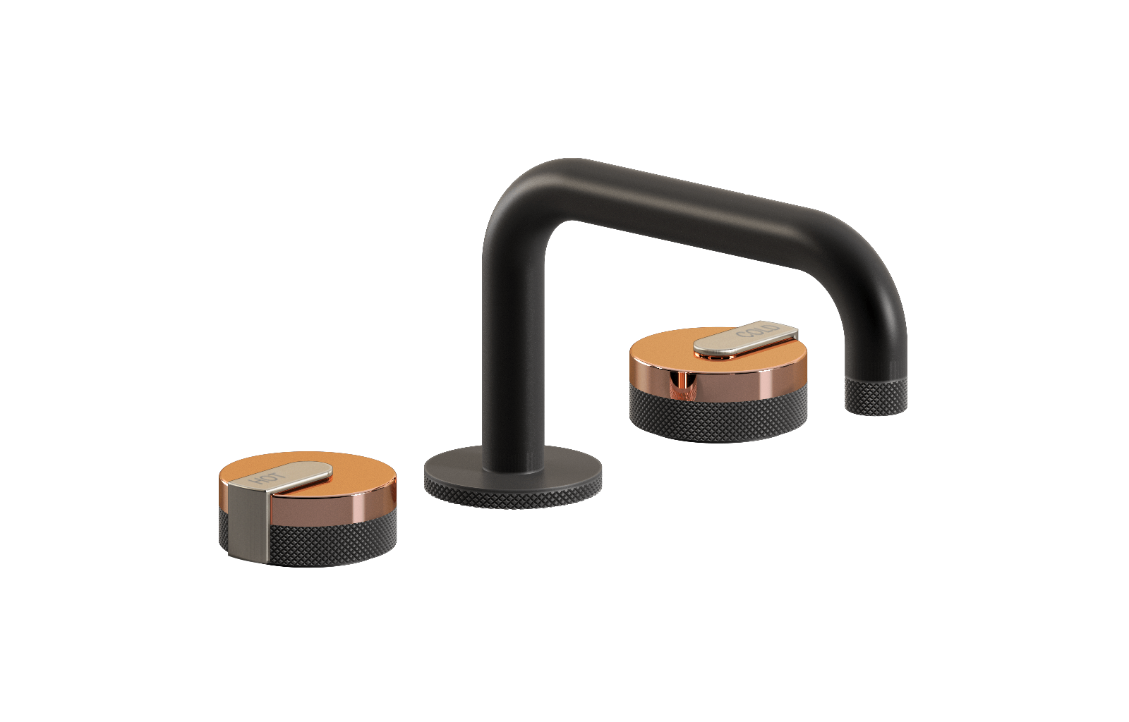 E-11510-R1RG-L1BNi-GM Смеситель для умывальника на 3 отвертия GRAFF MOD+