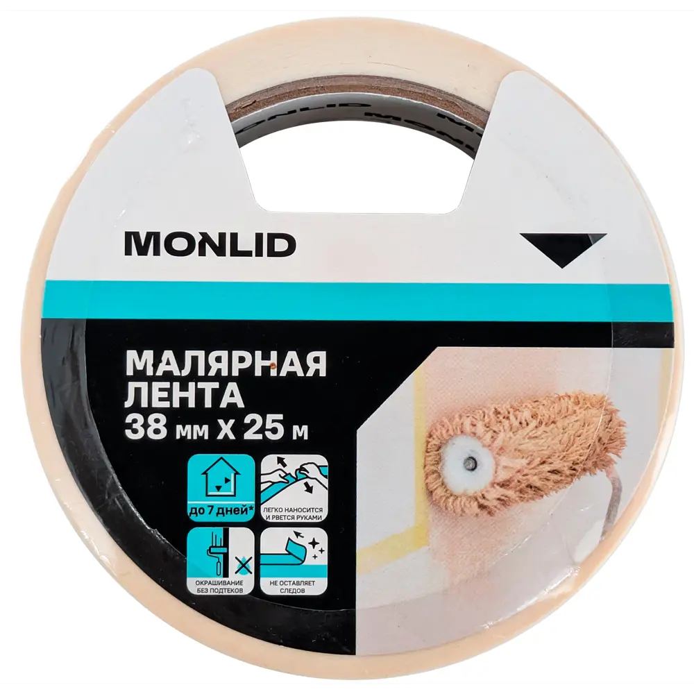 Малярная лента MONLID 38 мм x 25 м 89419394 STLM-2013782 