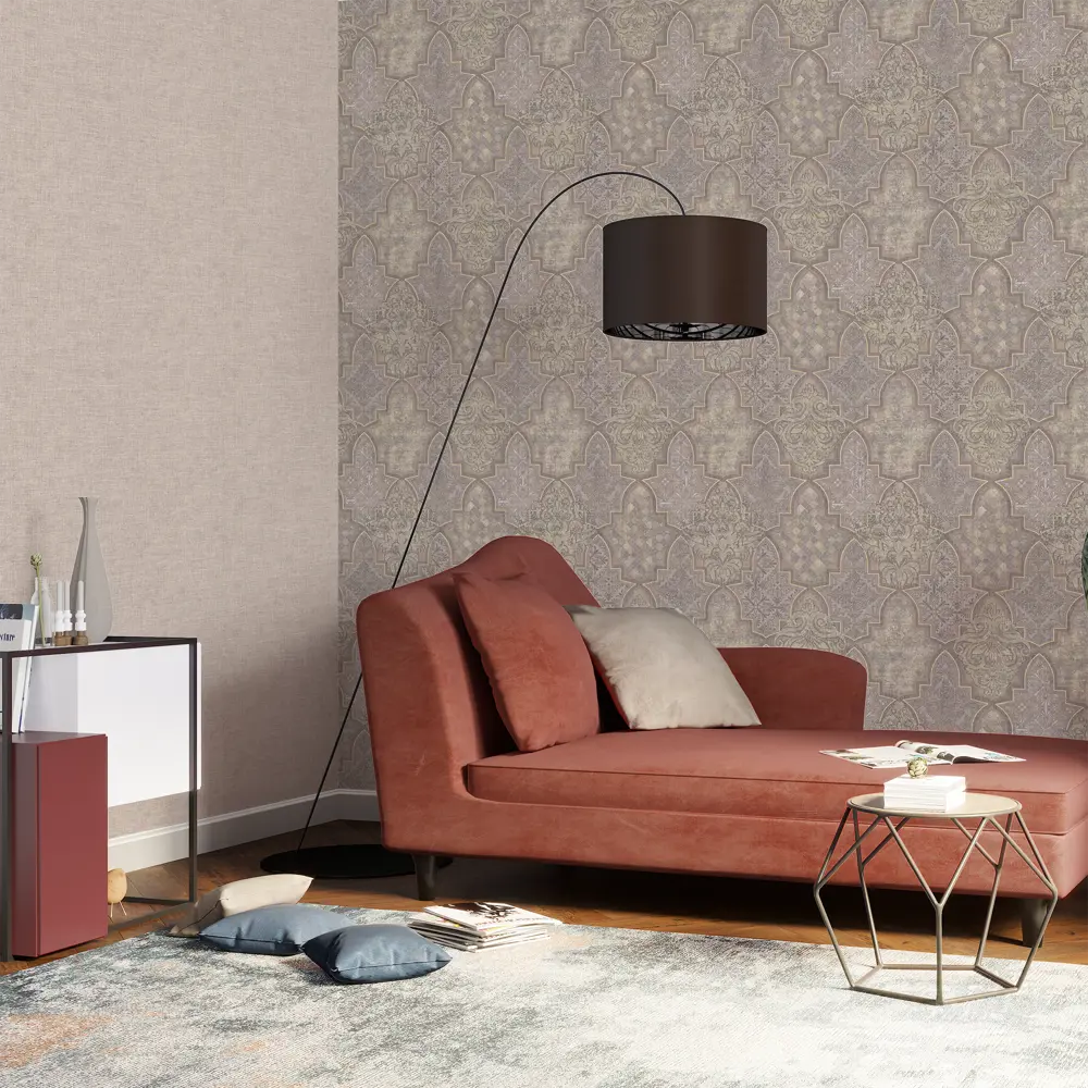 Обои флизелиновые Палитра Marrakech бежевые 1.06 м PL71543-22 82912542 STLM-2102500 - Вид №3