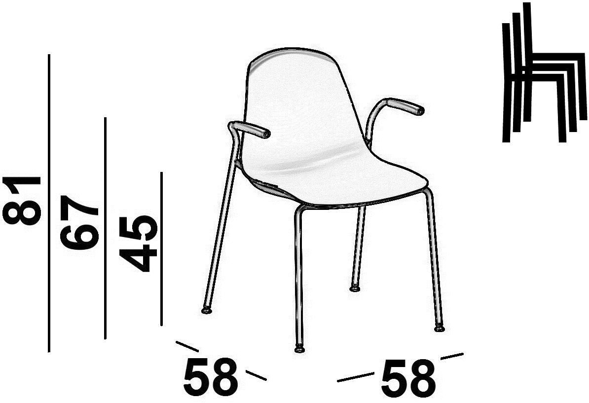 Luxy Стул складной с подлокотниками Epoca sun-id-1430572 - Вид №3