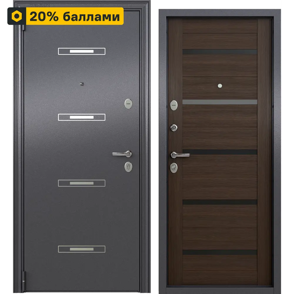 TOREX Клауд Вижн — металлическая входная дверь с защитой и стилем 89392522 STLM-1371887