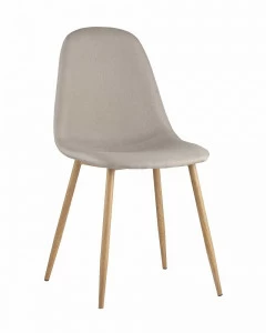 Стул со спинкой светло-серый из рогожки "Валенсия" STOOL GROUP ДИЗАЙНЕРСКИЕ, ИНТЕРЬЕРНЫЕ 00-3946143 Серый