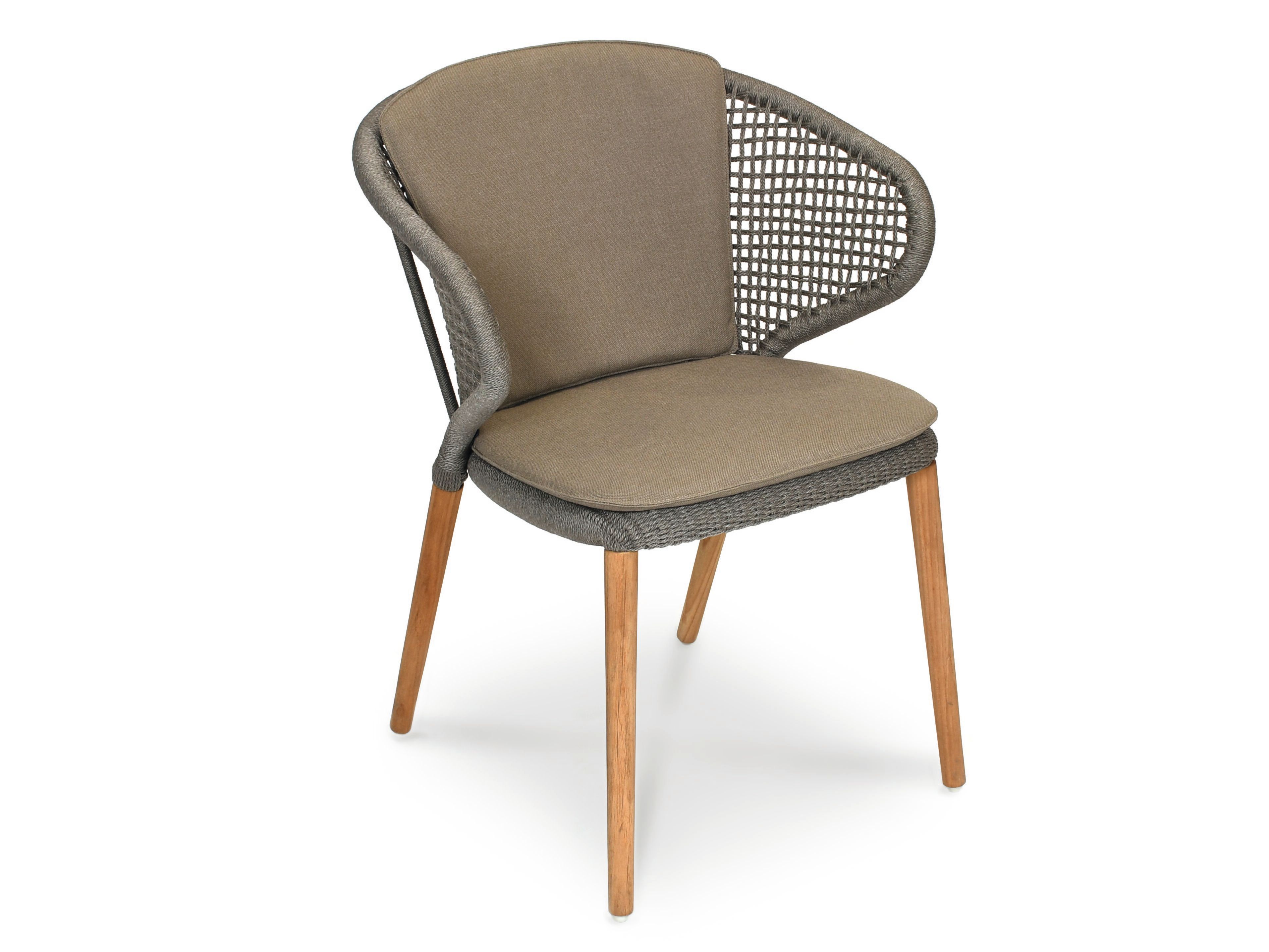 Веревочный садовый стул с подлокотниками FISCHER MÖBEL Маяк ARCH-00152246 - Вид №1