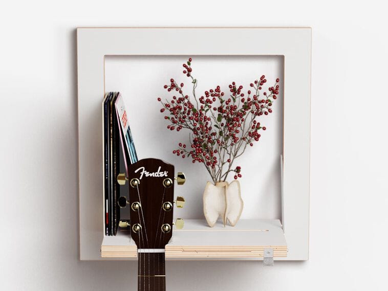 Откидная полка из фанеры AMBIVALENZ Fläpps Guitarhäng 40x40-1 ARCH-00065943
