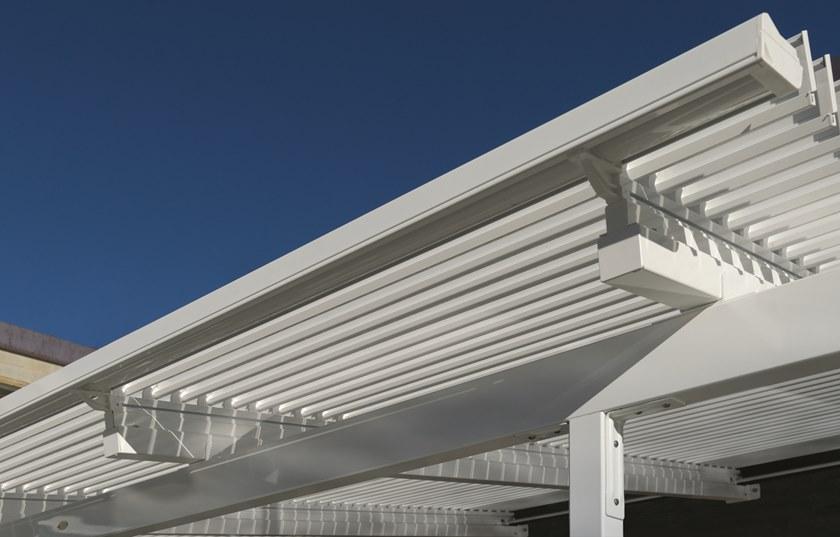 Unopiù Настенная пергола из алюминия с регулируемыми жалюзи  Peme43fb  - Вид №2