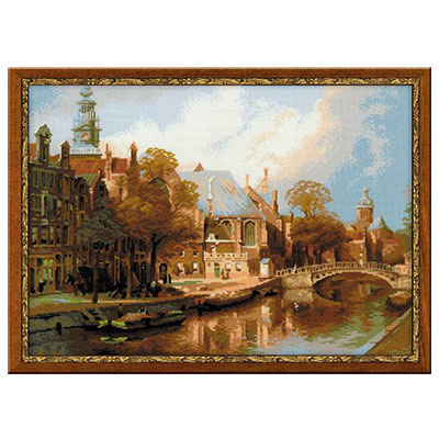 1189 Набор для вышивания Старая церковь и церковь Св. Николая Чудотворца 54 х 40 см RIOLIS Сотвори Сама 