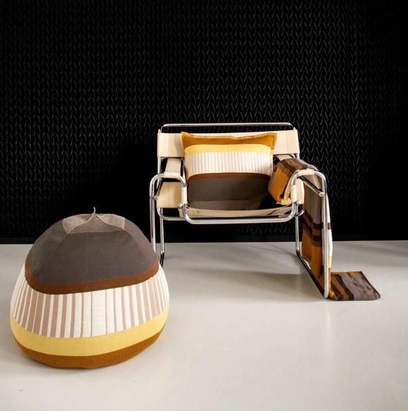 Casalis Подушка из шерсти мериноса с геометрическим рисунком Velden sun-id-1448998 - Вид №3