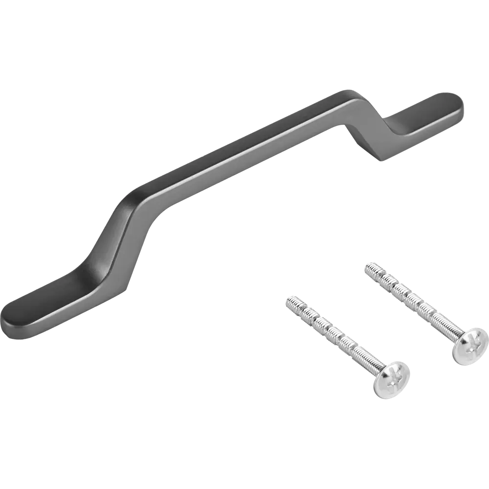 86923690 Ручка-скоба мебельная 6902 96 мм цвет графит STLM-1006891 EDSON  - Вид №3