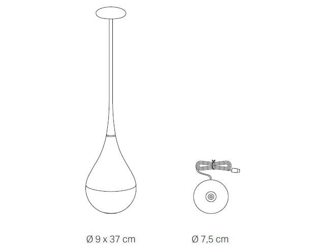 Алюминиевая аккумуляторная батарея настольная лампа Zafferano DONDOLINA ARCH-00092930 - Вид №4
