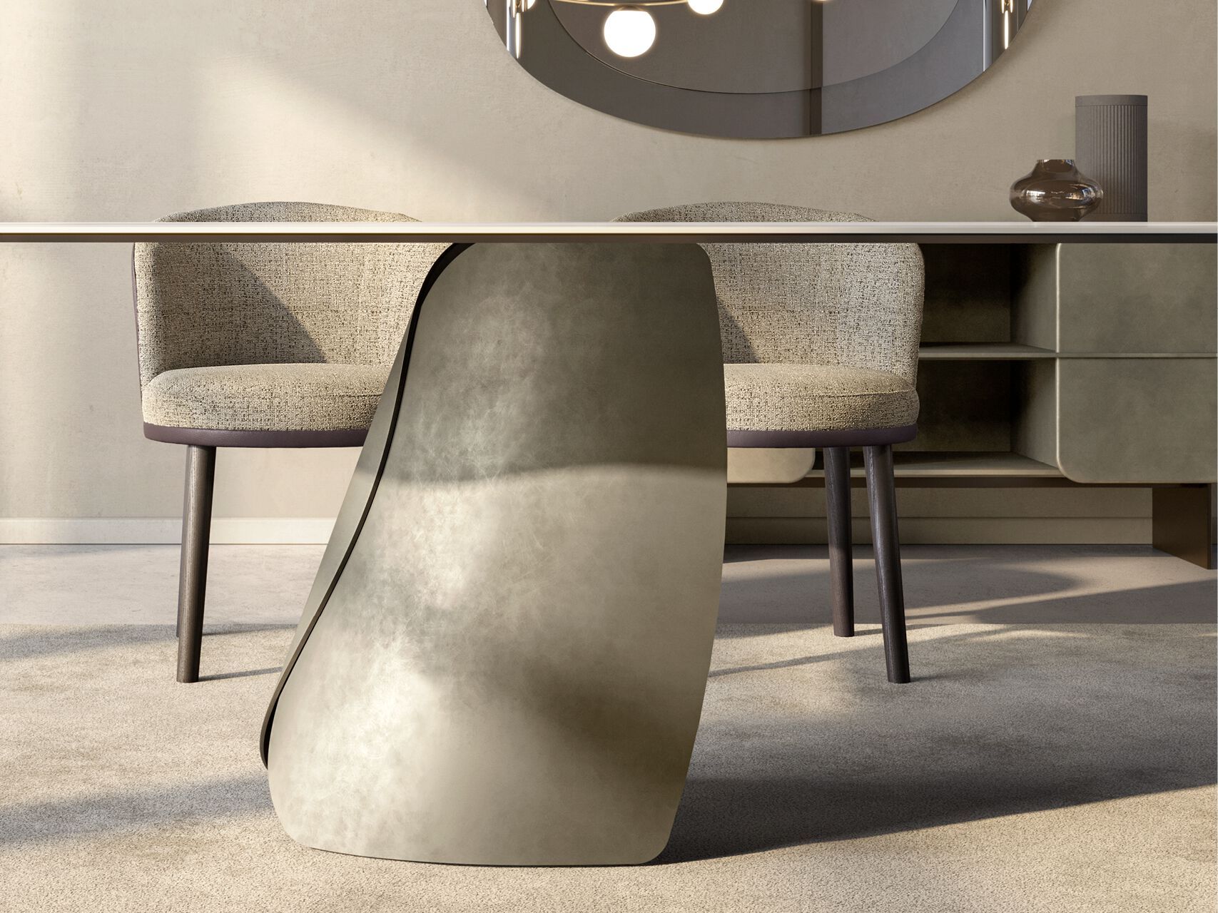 Прямоугольный стол с керамическим верхом EFORMA Жемчужина ARCH-00022341 - Вид №2