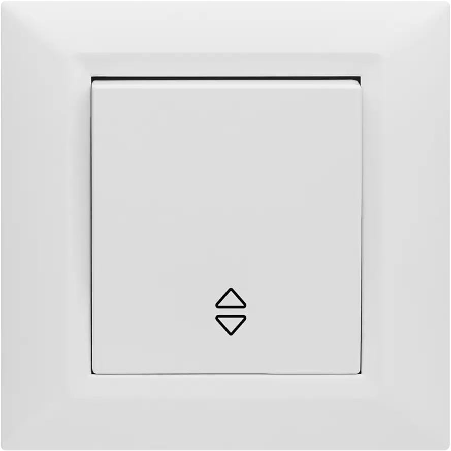 90632302 Выключатель встраиваемый Vesta-electric Roma FVK010106BEL 1 клавиша цвет белый STLM-0318482