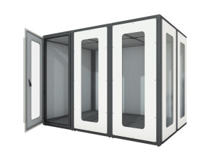 Многосторонняя акустическая офисная кабина