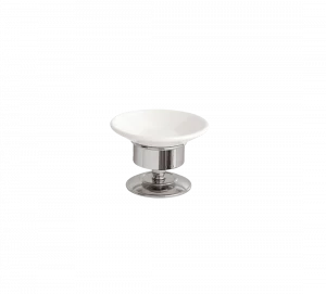 Gentry Home Настенный керамический подстаканник Kent Chrome