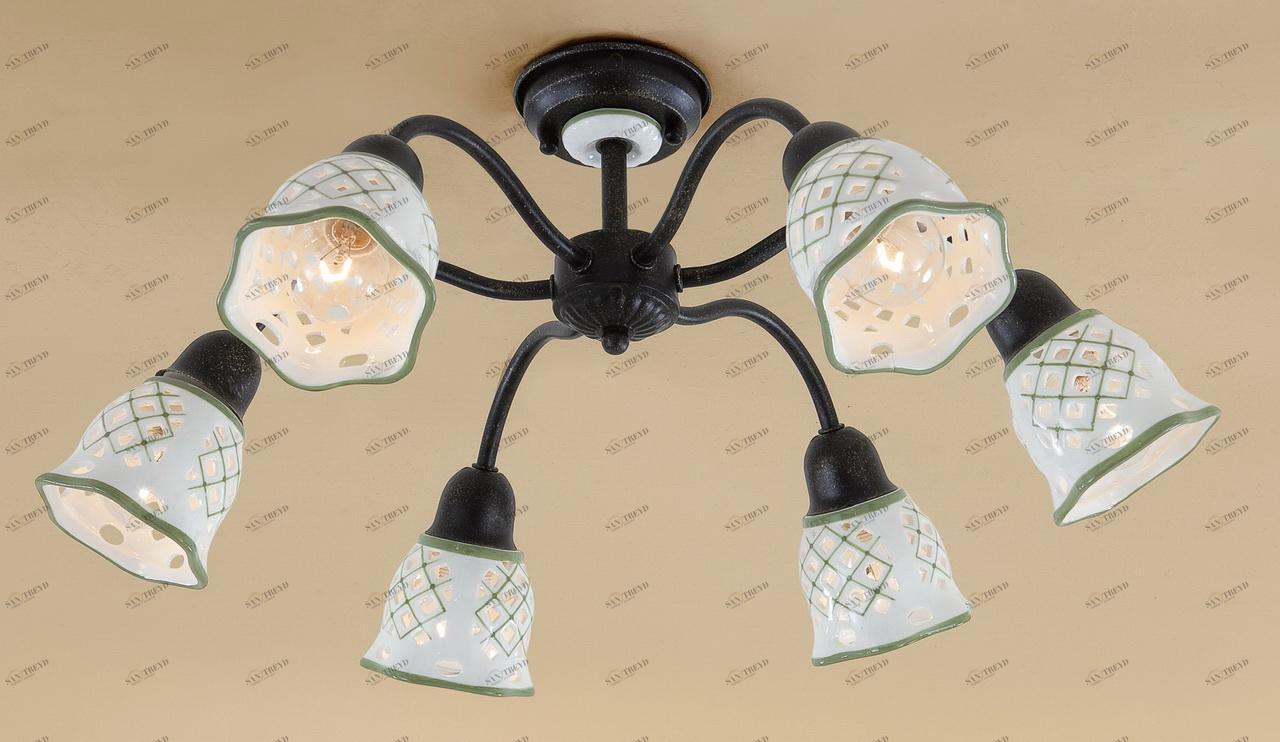 Потолочная люстра Citilux Ажур CL534162 CITILUX АЖУР 183018 Зеленый 