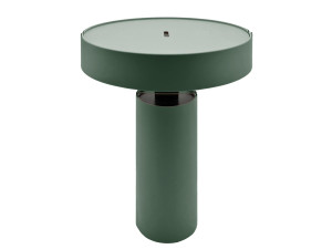 Кожаная светодиодная настольная лампа