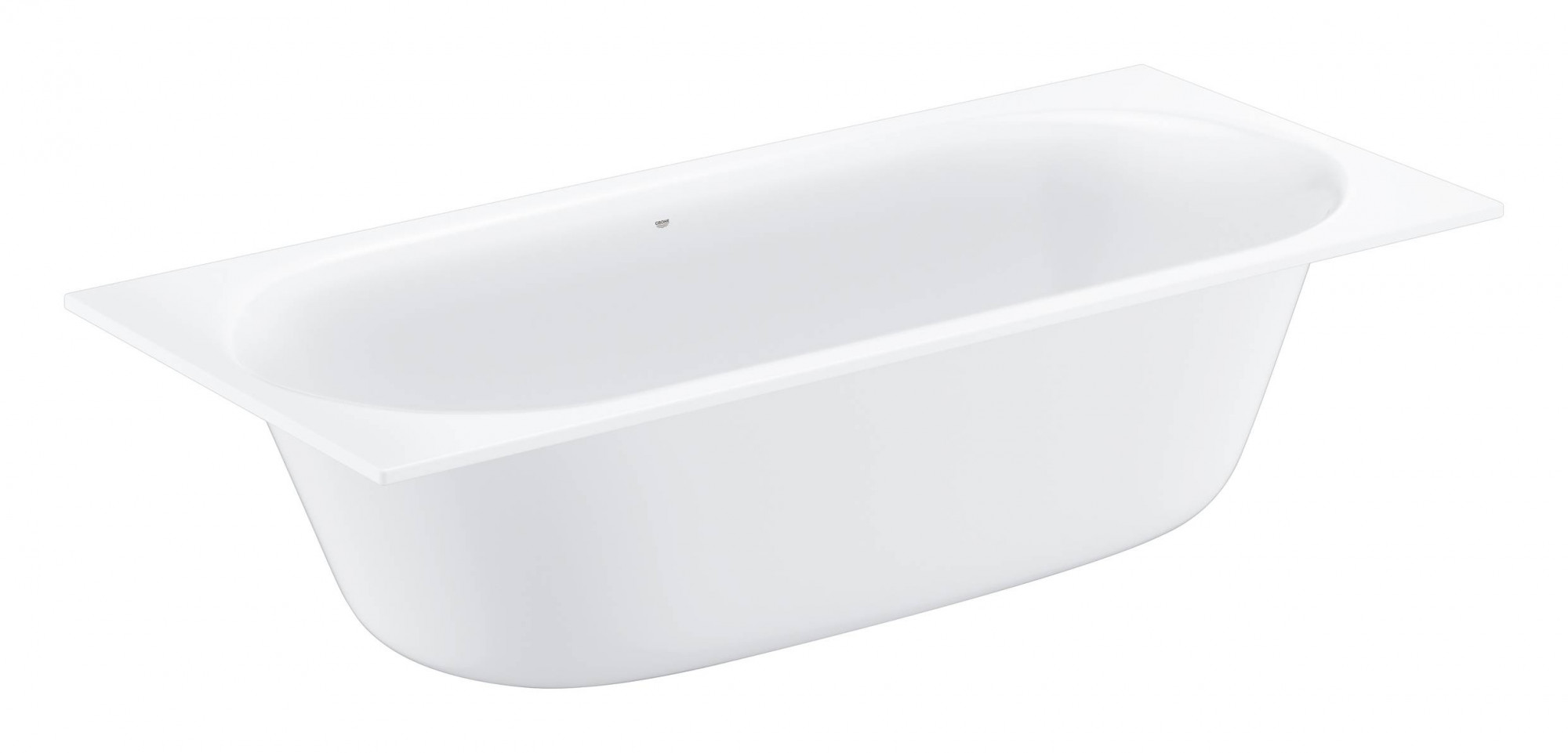 Ванна GROHE Essence, встраиваемая с грязеотталкивающим покрытием, 180 х 80 х 45 см, альпин-белый (3962000H)