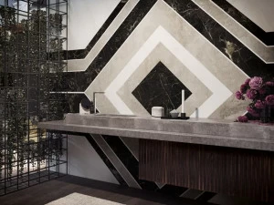 Tecnografica Флизелиновые обои для ванной с эффектом мрамора Marbles