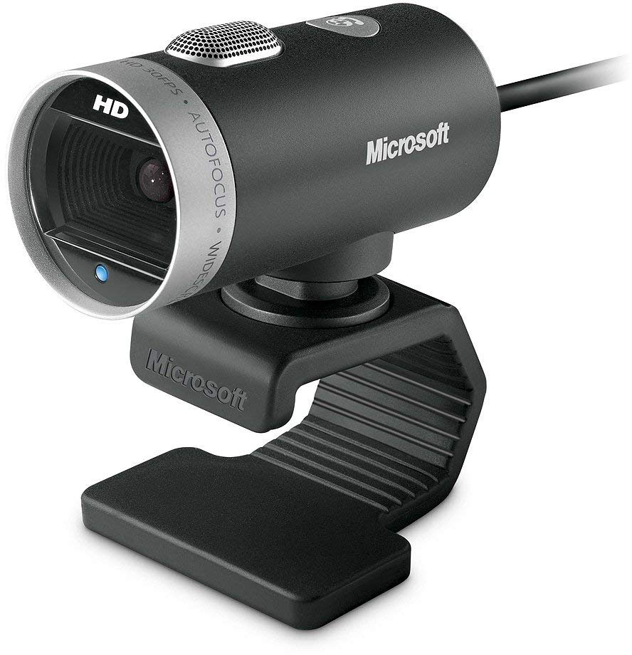 H5D-00015 webcam lifecam cinema, usb 2.0, 1280*720, 5mpix foto, автофокус, mic, black/silver retail Microsoft Santreyd 