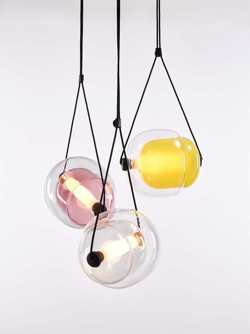 BROKIS Светодиодная подвесная лампа из дутого стекла Capsula Pc966; pc937; pc943 - Вид №6