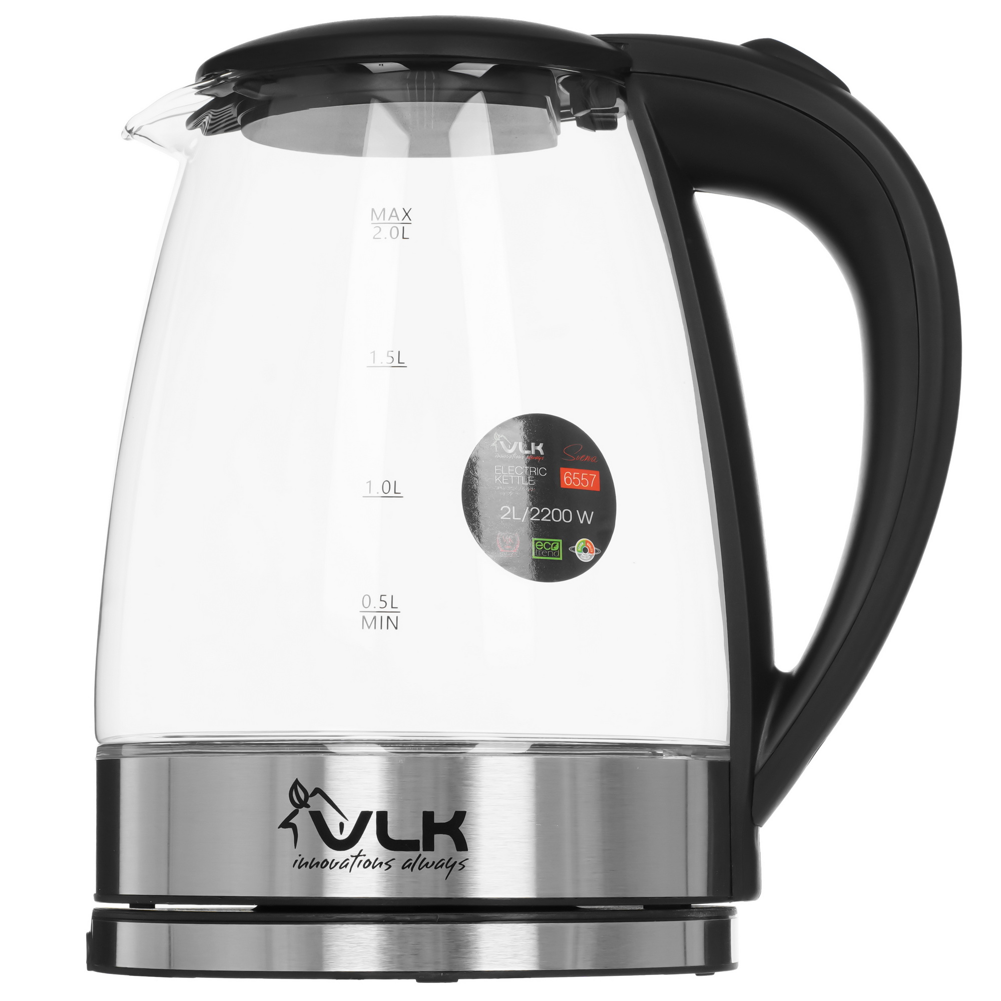9216769 Электрочайник VLK Siena-6557 черный STDN-0109197