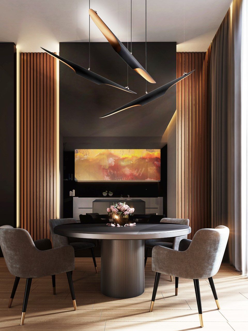 Железный подвесной светильник Delightfull Coltrane ARCH-00101809 - Вид №18