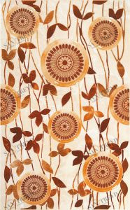 Венесуэла декор св-беж 25х40 D1207\6121 Kerama Marazzi D12076121