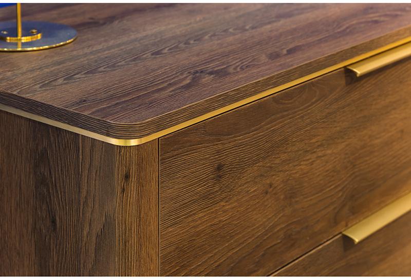 2498 Комод с 3 ящиками Модерн Дуб Гладстоун R-HOME 4009277H_Гладстоун - Вид №6