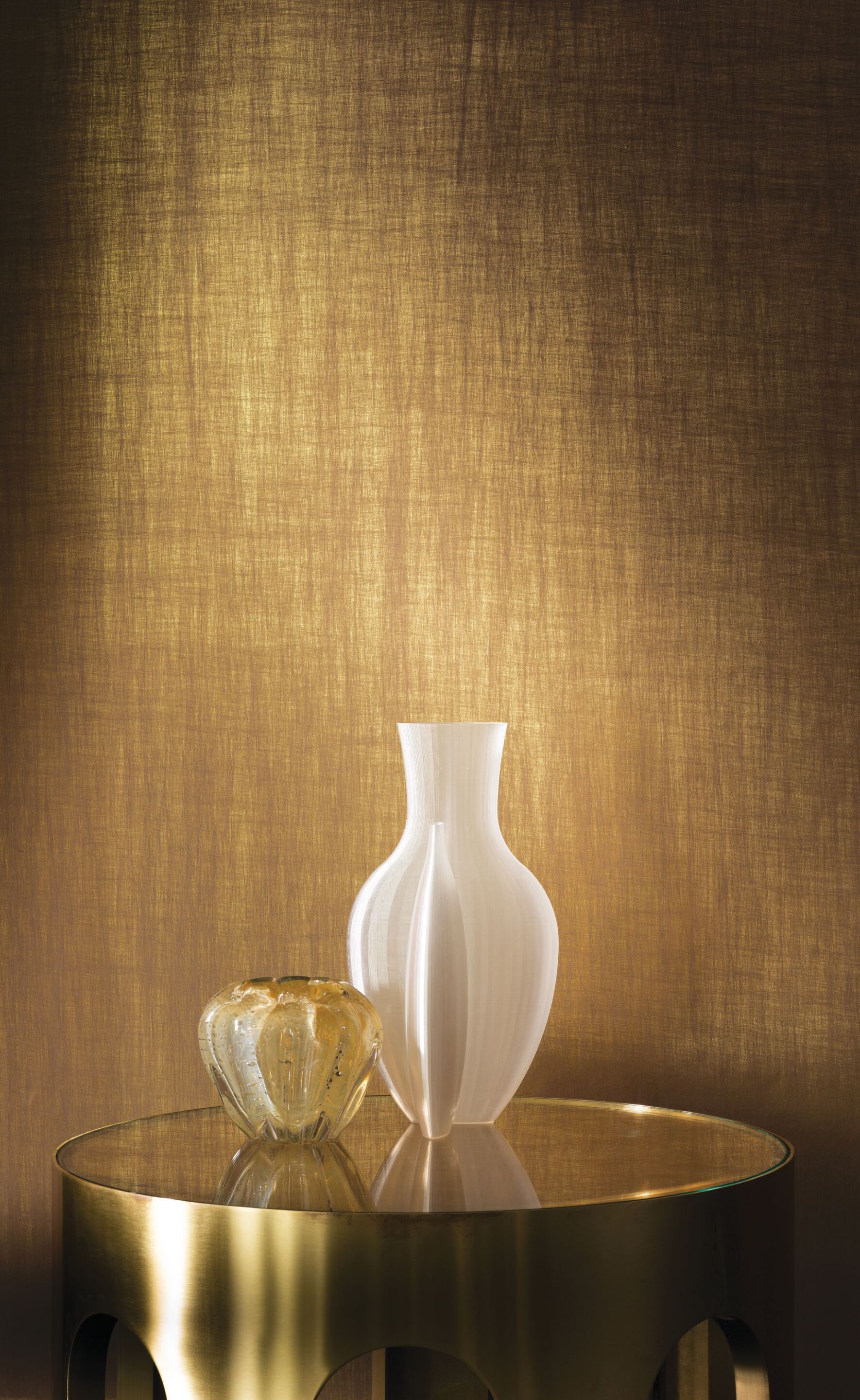 Полиэстер сплошной цвет ткани стены Casamance Théia ARCH-00151516 - Вид №4