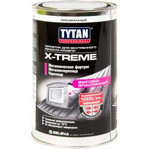 Герметик для кровли бесцветный Tytan, 1 кг