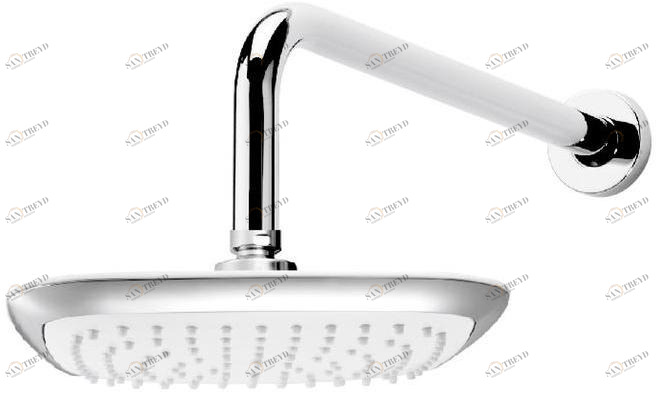 JUSTIME Настенная пластиковая лейка для душа Dragon 6904-ab-80cp