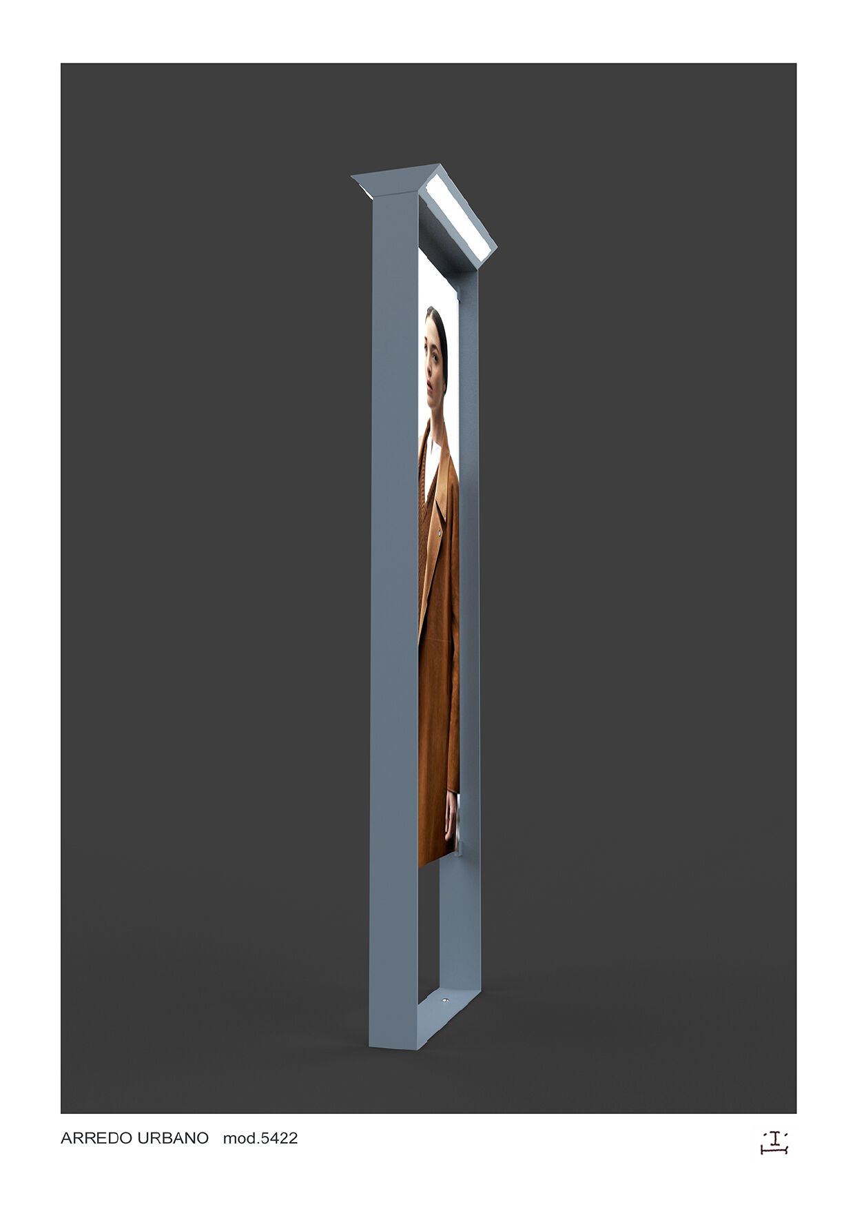 Самонесущие солнечные тотемы из стали и плексигласа CITYSì APULIA ARCH-00064366 - Вид №9