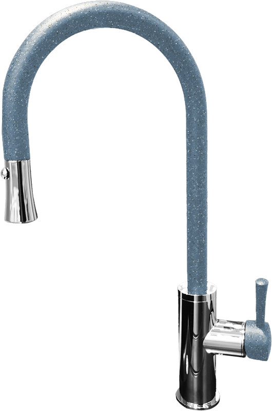 Кухонный смеситель 7652 графит GranFest 