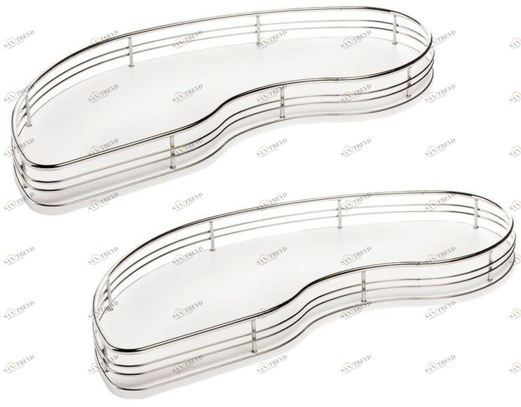 Würth Внутренний аксессуар для кухни из стали Guarnitura svoltabile angolo 0683730336/7