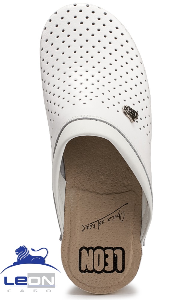 62023 Сабо "Leon LIGHT" мужские белые LEON  Сабо и сланцы размер 41  - Вид №1