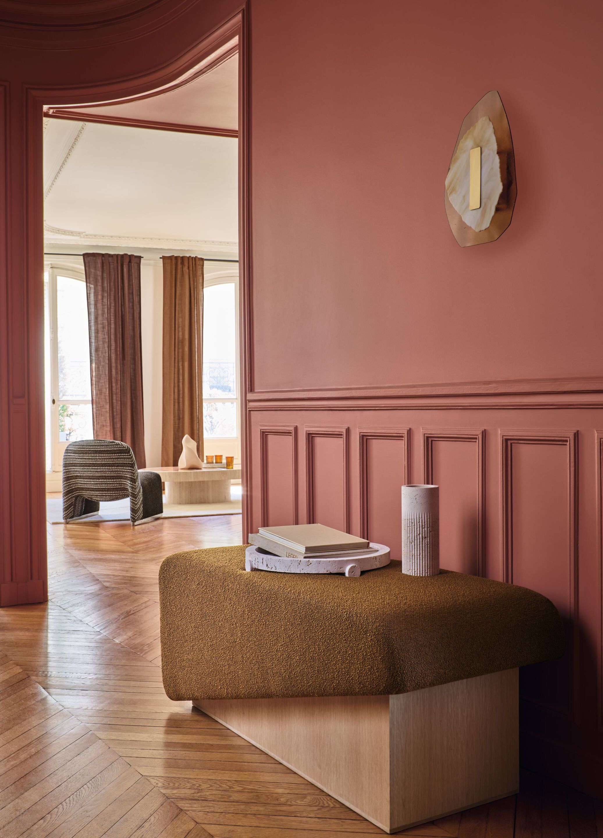 Однотонная ткань букле Casamance Abruzzes ARCH-00135568 - Вид №1