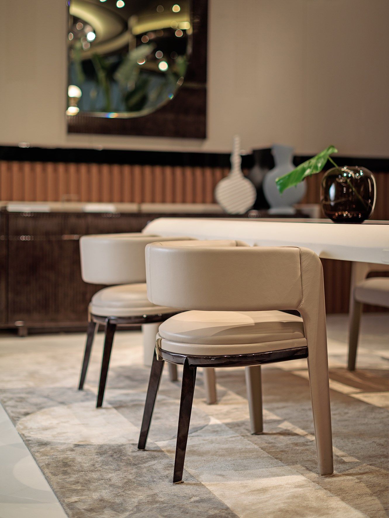 Кожаное кресло с подлокотниками Turri ARCH-00131485 - Вид №3