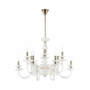 Подвесная люстра Odeon Light Capri 4187/12 ODEON LIGHT ДИЗАЙНЕРСКИЕ, CAPRI 220375 Белый