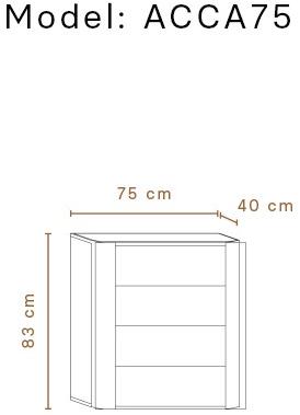 Momocca Комод из дерева Adara Acca75 / acca75p - Вид №2