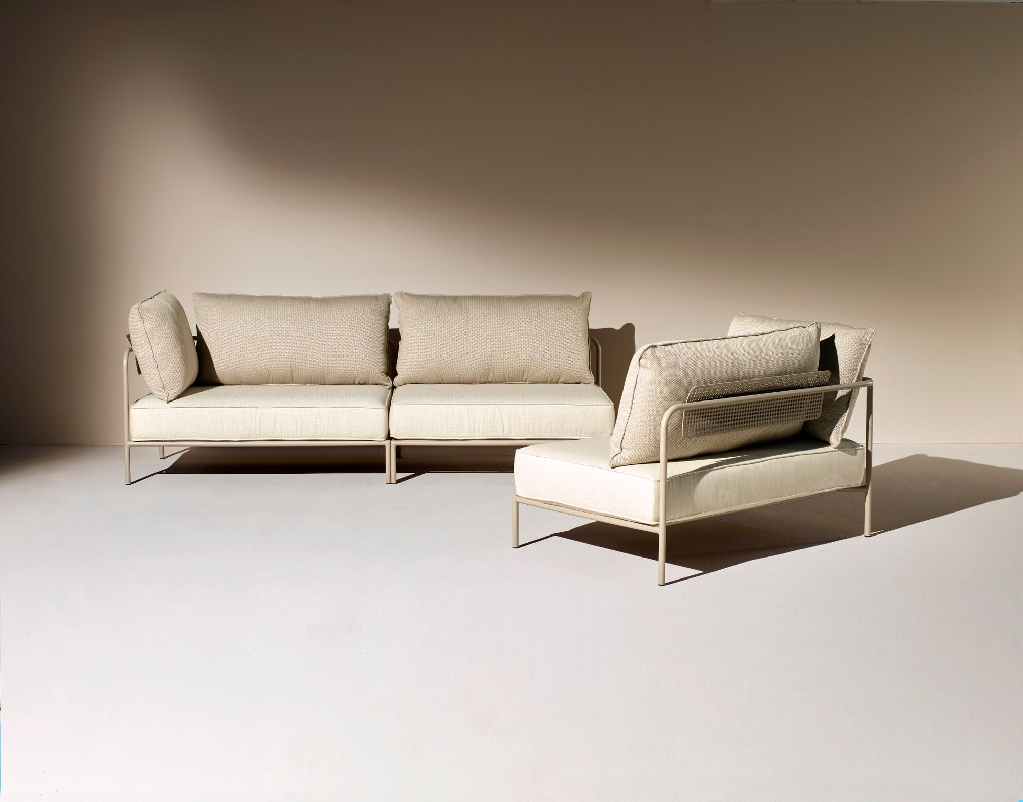 Стальной и тканый угловой садовый стул S-CAB лоскут ARCH-00022261 - Вид №6