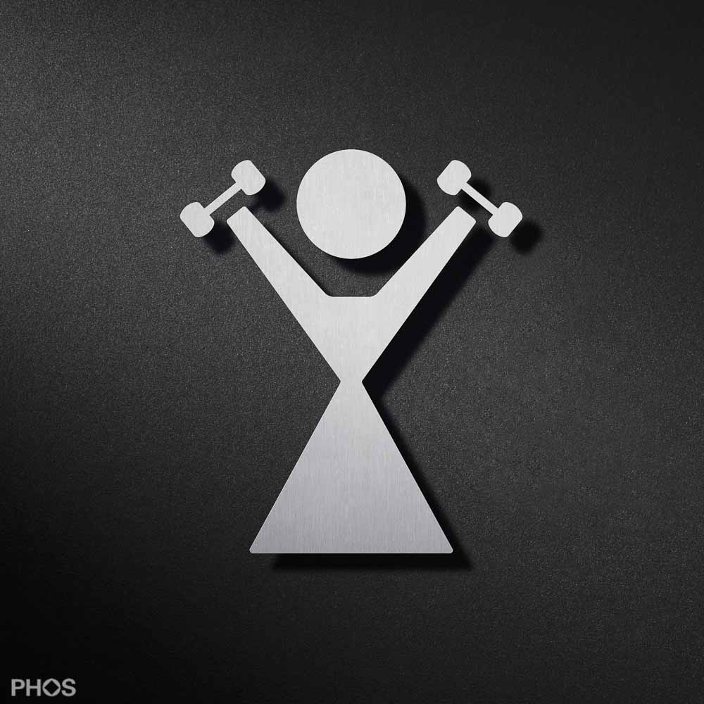 P4601 Пиктограмма тренажерный зал дамы PHOS 