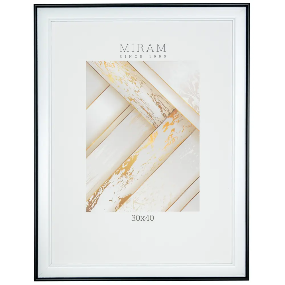 Рамка Мирам 30×40 см белая для фото и картин 89422792 STLM-1574337