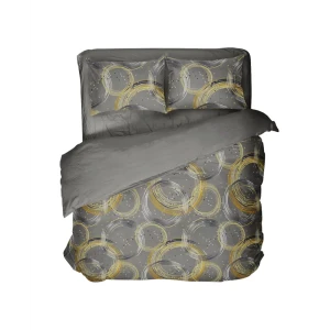 Комплект постельного белья Шуйские Ситцы Орион полутораспальный бязь серый