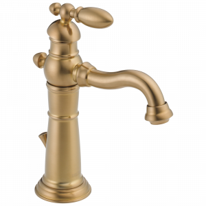 555LF-CZ Смеситель для ванной с одной ручкой Delta Faucet Victorian Шампанское бронза