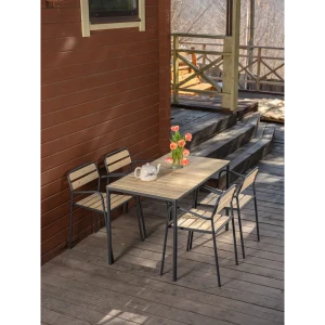 91749504 Набор обеденной мебели для сада Garden house сосна дерево 5 предметов STLM-0954128