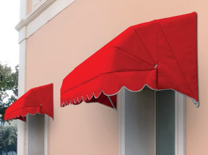 Навес с алюминиевой рамой